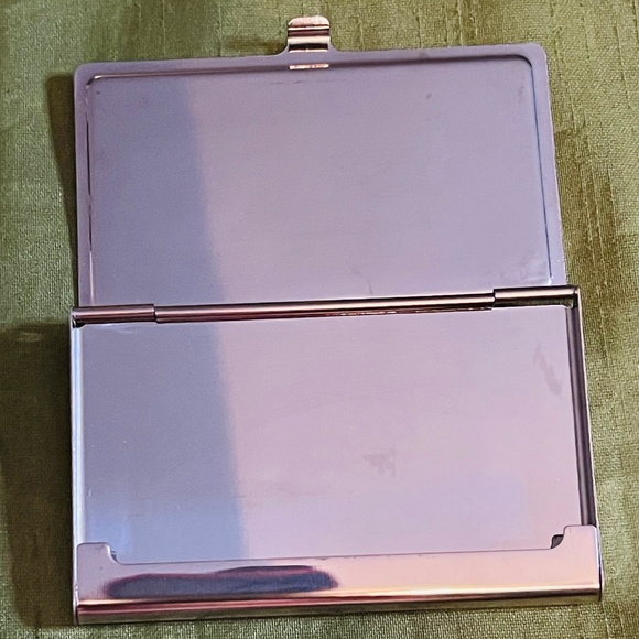 Design Ideas IdentityCase, Marble Look , 15 card capacity Business Card Holder - Picture 2 of 2